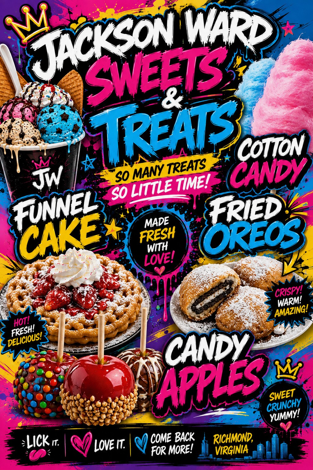 Sweets and treats poster